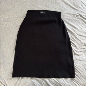 Maeve by Anthropologie Black Knit Pencil Skirt